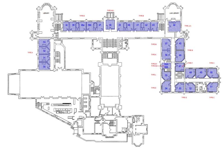 Main Building Bedroom Floor Plan