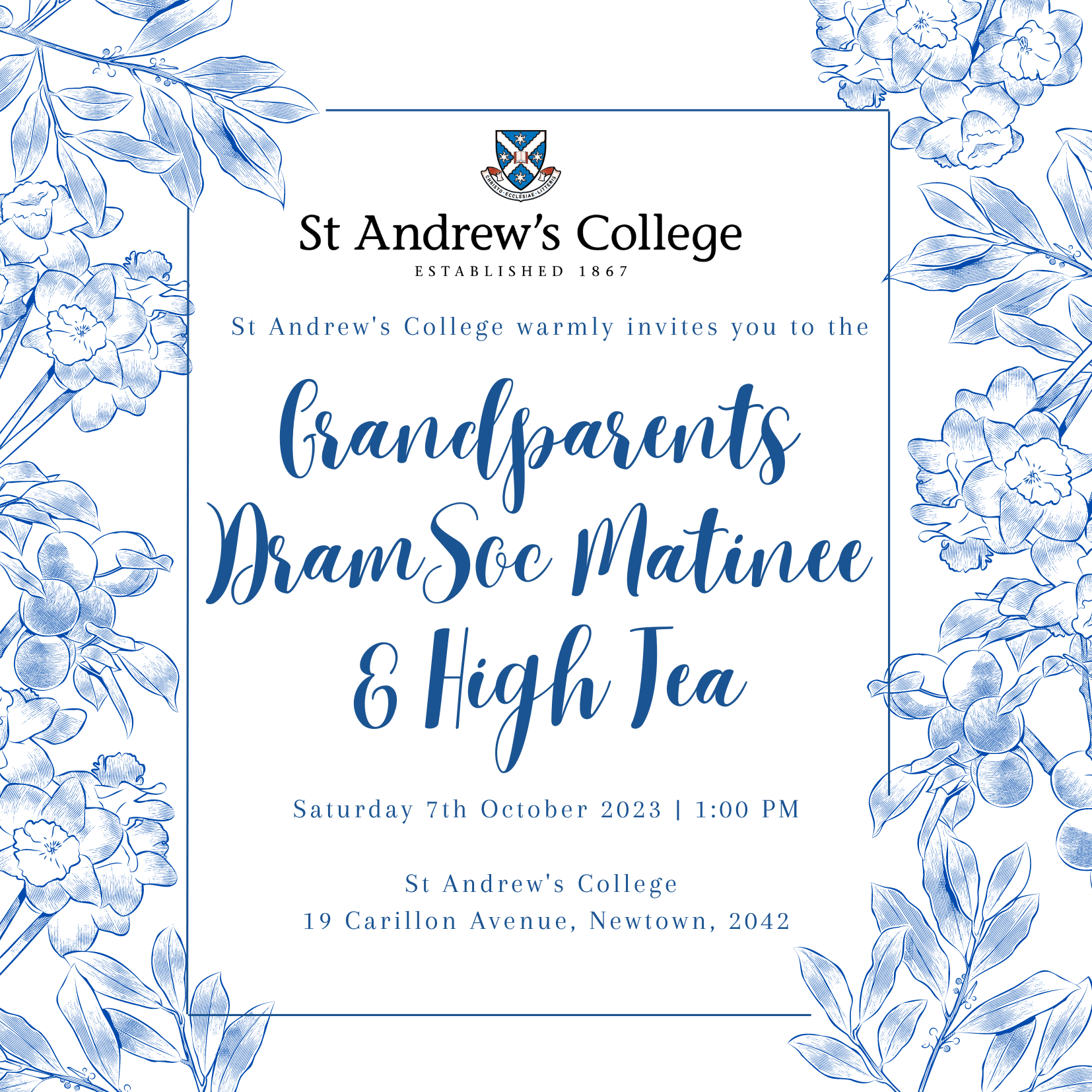 St Andrew's College Grandparents Matinee & High Tea