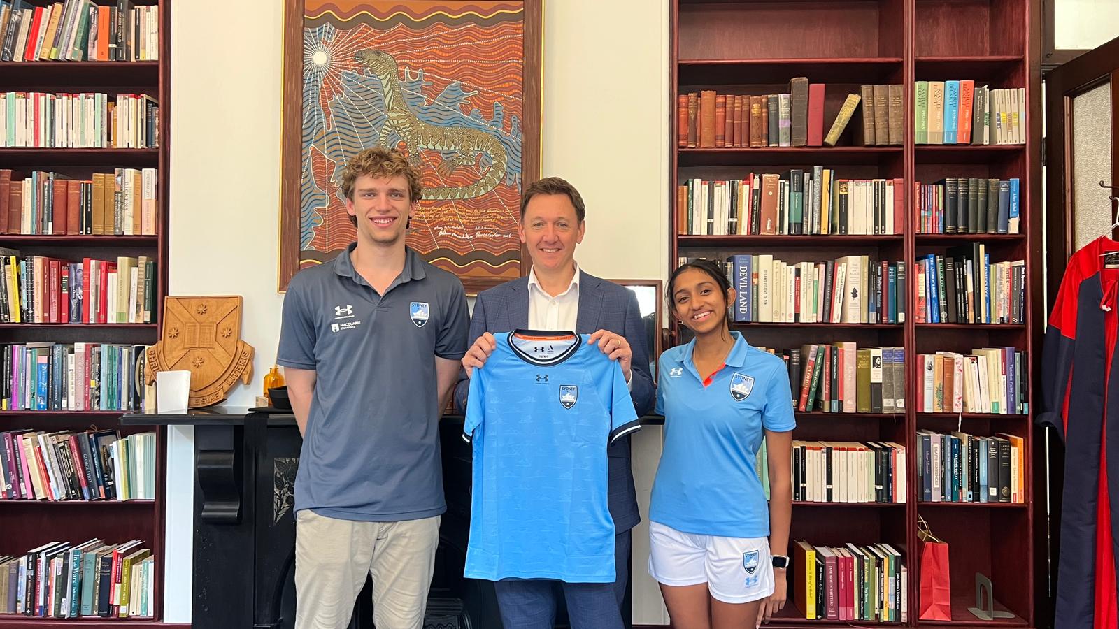 Joshua Spark, Dr Daniel Tyler and Suhanya Jayasuriya