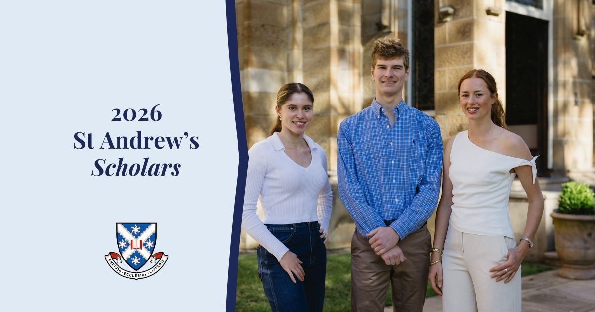 2026 St Andrew's Scholars