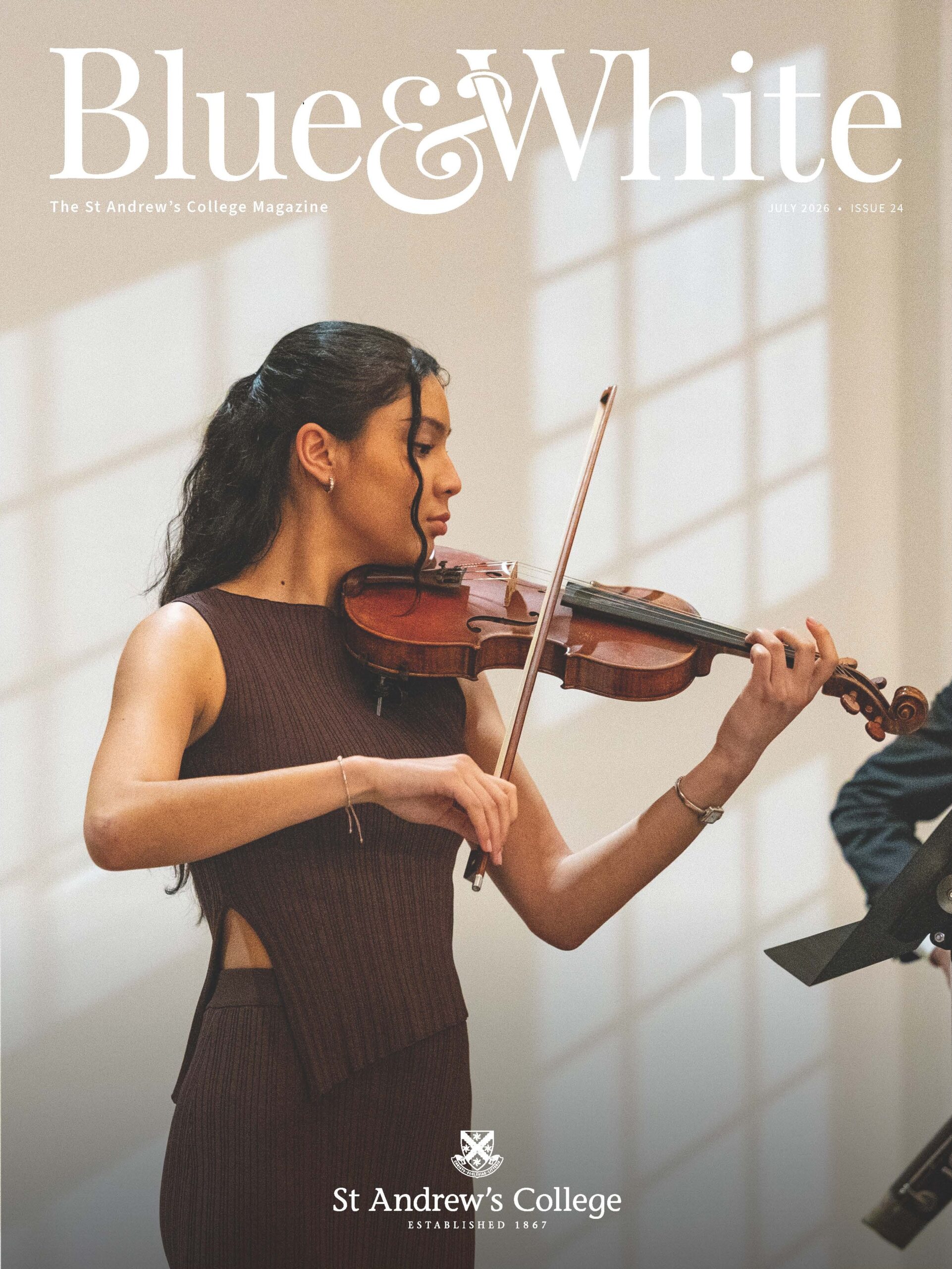 Blue _White Magazine July 2026 Cover Blue & White Magazine July 2026 Issue