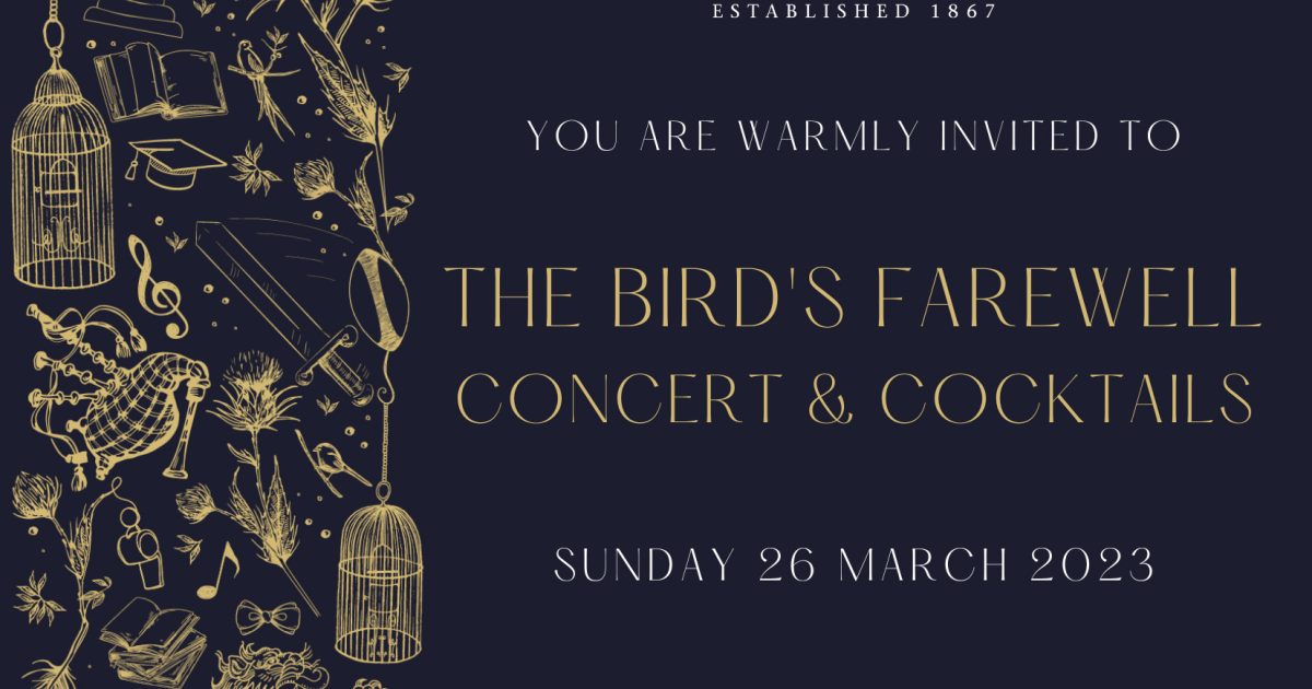The Bird's Farewell Concert Invite